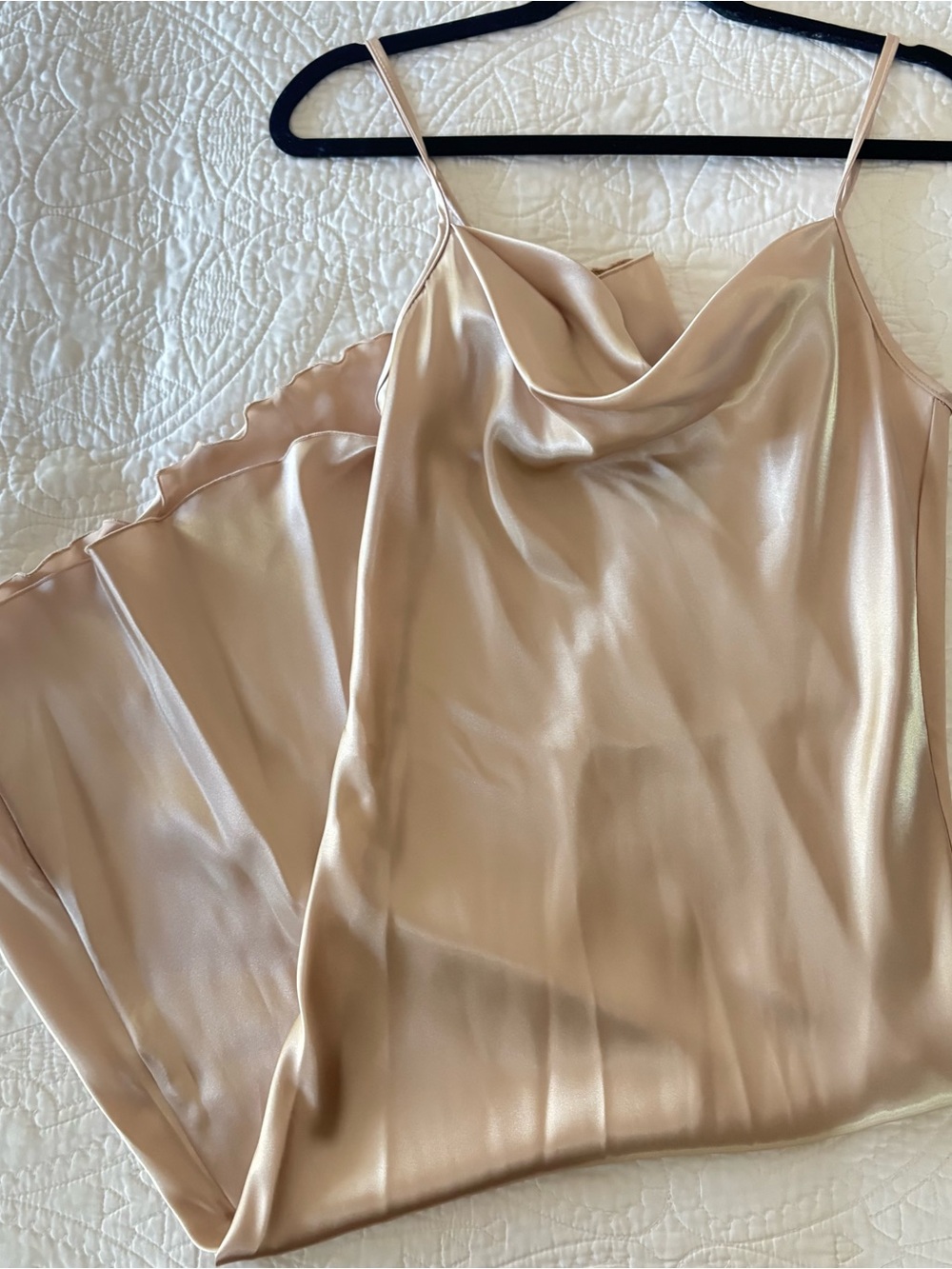 bebe Satin Slip Dress